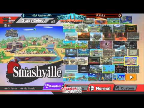 Smash 4 Wars #43 - SLG iRJi (Yoshi) v  HBA Avalon (Sheik) Grand Finals