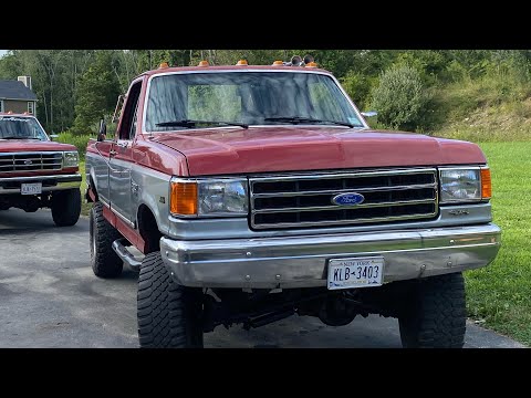 1989 F-250 GT40 heads, cam, 351w Driving + Sound