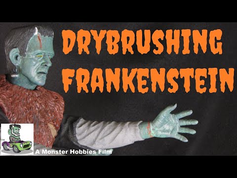 How I Drybrushed The Son Of Frankenstein Model Kit