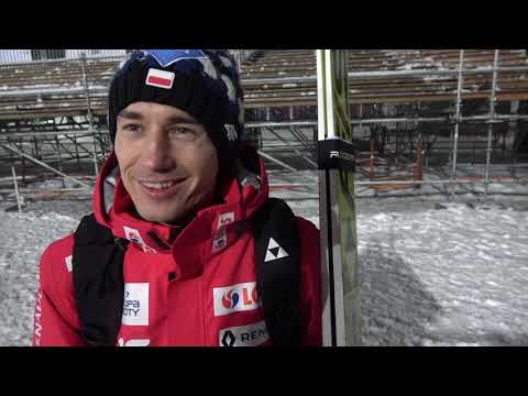 Kamil Stoch po kwalfikacjach w Engelbergu [14.12.2018]