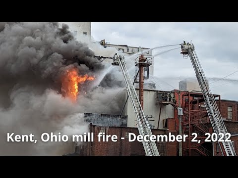 Kent, Ohio Mill Fire