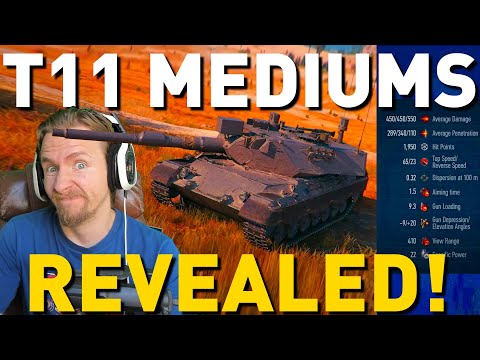 TIER 11 MEDIUMS REVEALED! World of Tanks 2.0!