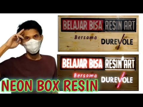 Neon Box Resin Epoxy