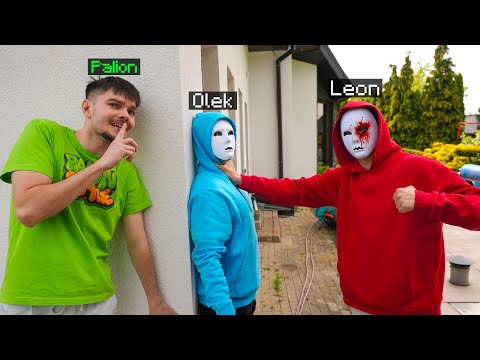 PODGLĄDAŁEM LEONA i OLKA i STAŁO SIĘ TO... *pobili się*