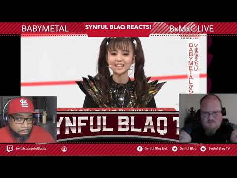 We are not Worthy!! Synful Blaq Reacts - BABYMETAL - BxMxCx Live
