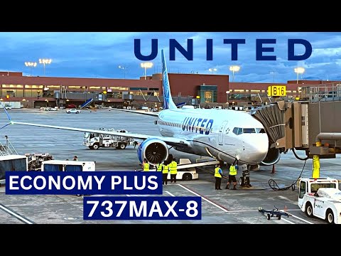 Miniatura YouTube dla United Airlines Boeing 737MAX 8 Passenger