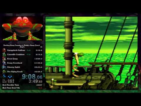 Donkey Kong Country 2: Diddy's Kong Quest: Any% - 40:58