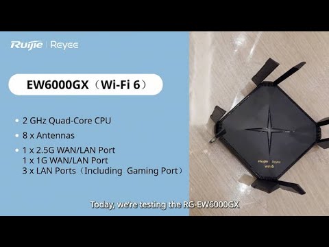 Беспроводной маршрутизатор Ruijie Reyee RG-EW6000GX