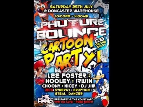 Lee Foster Ft Mc Steal - Live @ Phuture Bounce Crazy Cartoon Party 25/07/2015