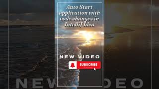 Auto Start application with code changes in IntelliJ Idea #shorts