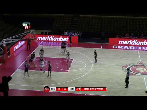 10. KADET KUP, utakmica za 5. mjesto: KK Brod Sl. Brod vs KK Igman Burch Sarajevo