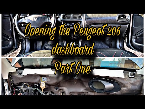 Opening the Peugeot 206 dashboard Part One