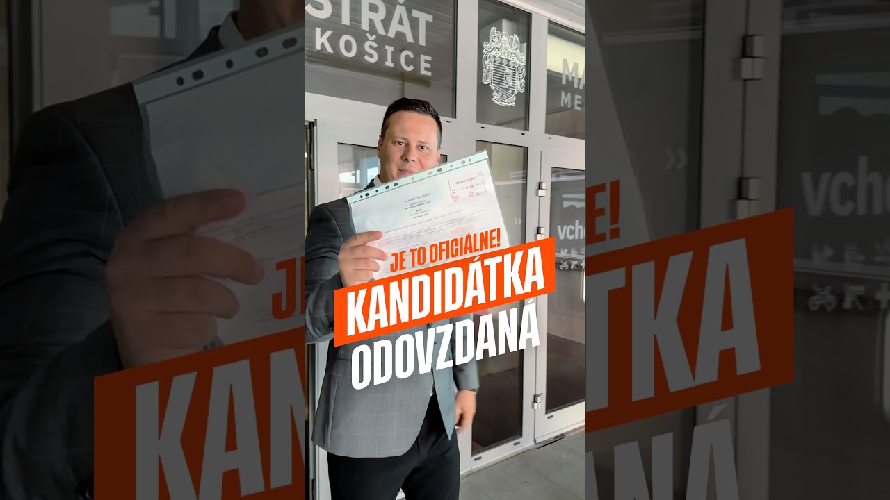 Náhľadový obrázok Je to oficiálne! Kandidujem za primátora Košíc.