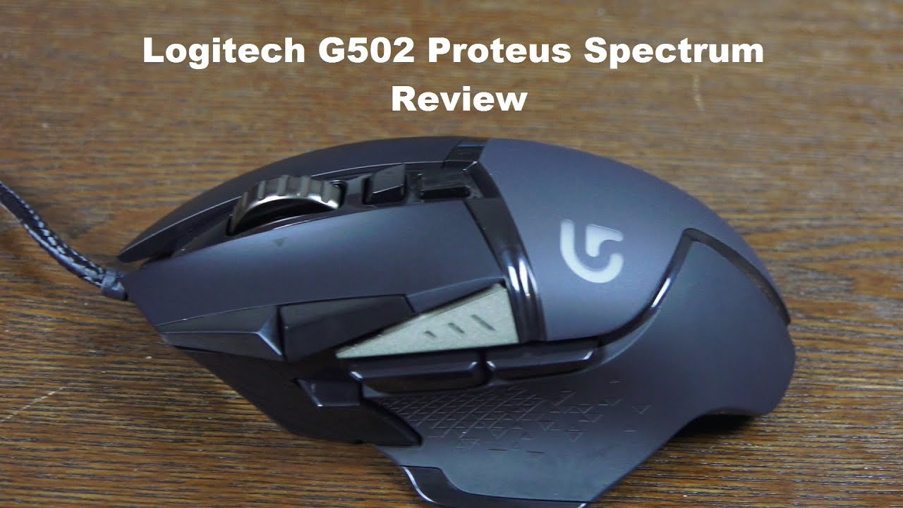 Мышь Logitech G502 Proteus Spectrum черная, 910-004617