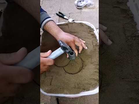 Casting with lead and aluminum on sand #ASMR #metal #ert #viral #shorts