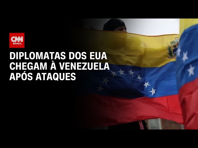 Diplomatas dos EUA chegam pela primeira vez à Venzuela desde captura de Maduro | BASTIDORES CNN