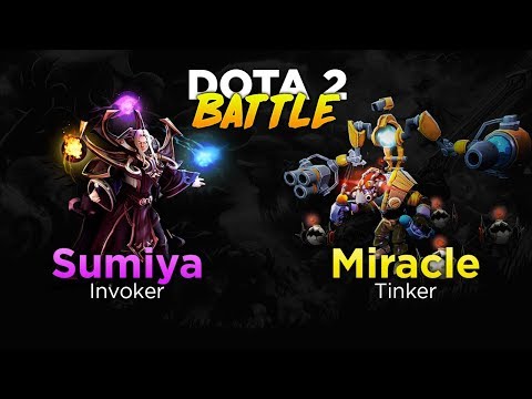 Incredible Sumiya (Invoker) Fights Against Miracle (Tinker)