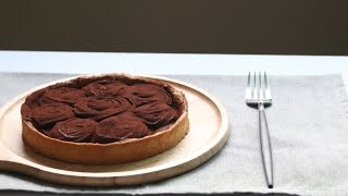 초콜릿 믹스로 초코타르트 만들기 chocolate tart チョコレート タルト