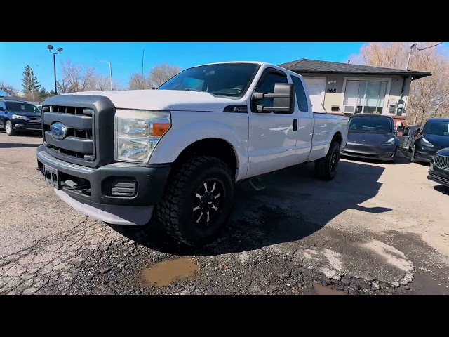 2013 FORD F250 SUPER DUTY SUPER CAB PICKUP V8, FLEX FUEL, 6.2 LITER XL PICKUP 4D 6 3/4 FT
