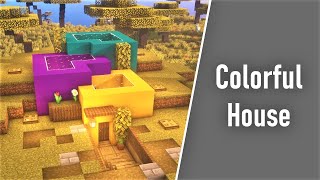 Minecraft -- #001 Colorful House