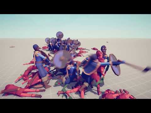 50 SHIELD UNITS VS 50 RANGED UNITS | TABS FUNNY MOMENTS