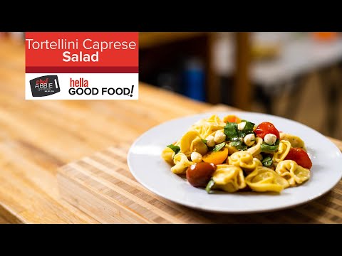 SIMPLE & DELICIOUS Tortellini Caprese Salad