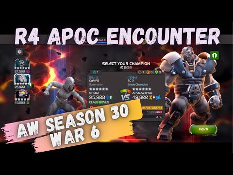 Rank 4 Apoc Fight! Alliance War Season 30 War 6, SSx-1 vs. Iso8A - Ghost and Doom - MCOC