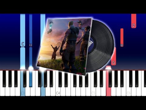 Fortnite The End Lobby Music (Piano Tutorial)