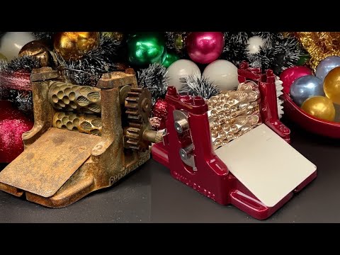 1871 Candy Drop Roller Restoration - Phục Hồi Máy Làm Kẹo Cổ Điển 1871 Thời Hoàng Kim #restoration