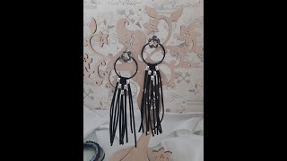 Атрактивни обеци с Велур