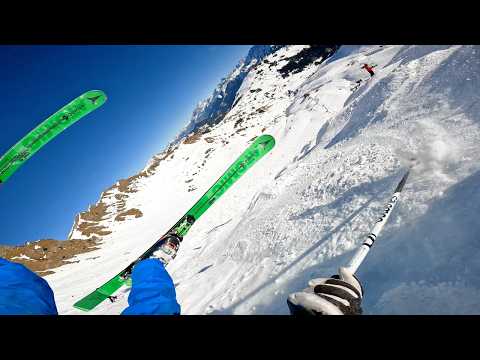 Europe's Hardest Black Ski Slopes | 2 Hours No Music | The Tunnel, Swiss Wall, & More