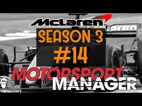 SCHUMACHER STARTING 20TH - MCLAREN S03E14 - MOTORSPORT MANAGER F1 MOD