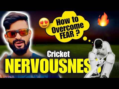 How to Overcome NERVOUSNESS in CRICKET : 3 LIFE CHANGING Tips 🔥🔥| OUT Hone ka DARR Durr Kaise kre? ✅