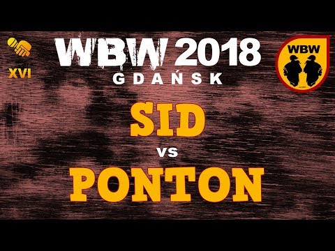 Sid 🆚 Ponton 🎤 WBW 2018 Gdańsk (freestyle rap battle) Baraż