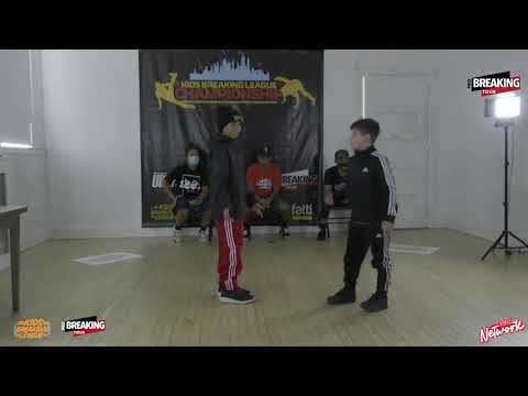 Fire Ball Vs Kid Boogie  - Inter Top 16 - Kids Breaking League Championship 2021- Pro Breaking Tour