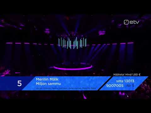 Merilin Mälk – Miljon Sammu - LIVE at Eesti Laul 2020 Semifinal 2