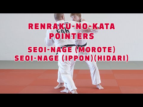 Amazing combination for judo - Morote to Ippon-seoi-nage - Renraku-no-kata