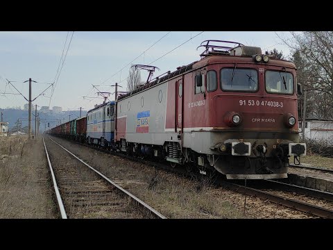 Tren de marfa CFR Marfa trece prin Suceava Vest cu 474-038-3 si 40-0894-8 - 28.03.2021