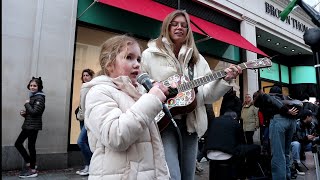 Beautiful Moment Little Girl Joins Zoe Clarke on Grafton Street for "Stick Season" by Noah Kahan