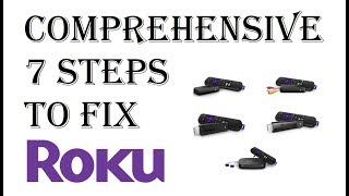 UPDATED 2020 - 7 Step Guide How To Fix All Roku Player Issues and Problems Troubleshooting Guide