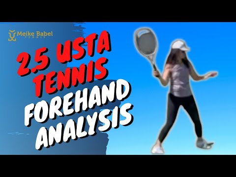 2.5 USTA Tennis Forehand Analysis