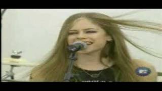 avril lavigne first time in tv complicated