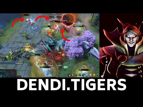 DOTA 2 - DENDI.TIGERS | INVOKER GAMEPLAY | DOTA PRO | INSANE FIGHT