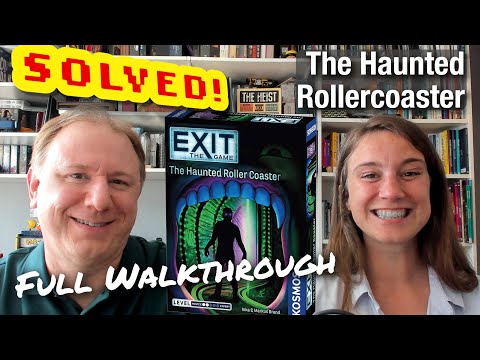 Exit the Game: The Haunted Rollercoaster - full walkthrough + solution with Dr Gareth and Laura
