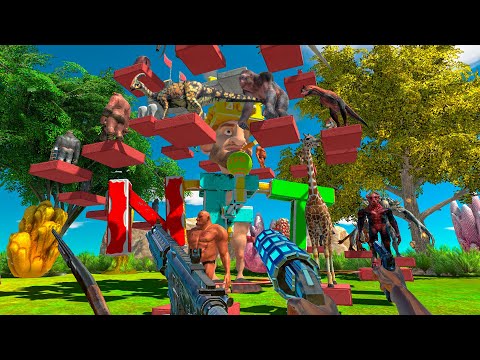 🔥[NEW UPDATE!] FPS EXTREME PARKOUR on GIANT CRYPTO BRO - Animal Revolt Battle Simulator