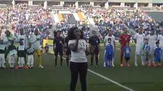 Lolade sings Nigerian National Anthem / Greece vs. Nigeria Friendly Match / Philadelphia, PA