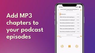 How to add MP3 chapters to a podcast episode