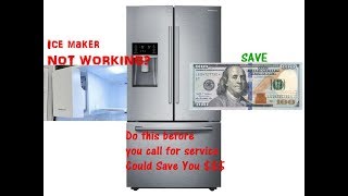 How to Reset Ice Maker for Samsung Refrigerator When It's Not Working