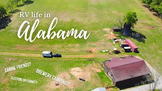 FREE RV CAMPING IN ALABAMA with Harvest Hosts | Full-Time RV Living | Rookies On The Road (Ep. 9)