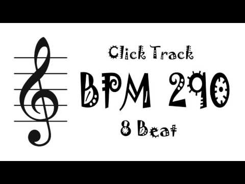 【BPM 290】Drum 8Beat - Rhythm Track Metronome